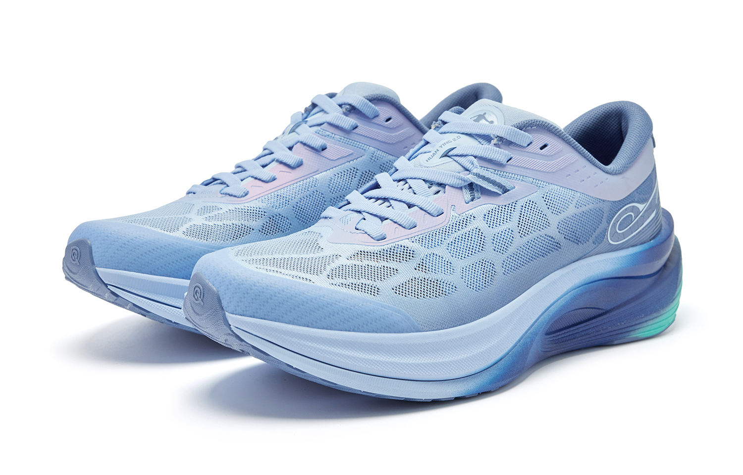 QIAODAN Phantom 2.0 Running Shoes Men’s Low Top Ethereal Blue Shadow Blue