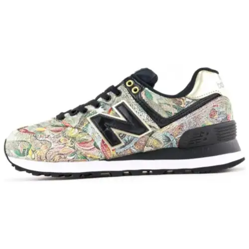 New Balance NB 574 Abrasion Resistant Low top Running Shoes Women's Multicolor Black