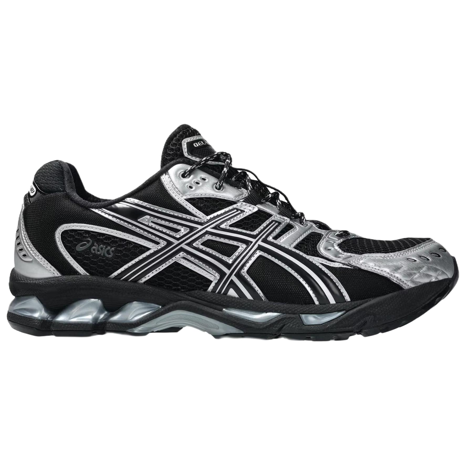 ASICS GEL Nimbus 10.1 Low top Casual Running Shoes Unisex Black Silver