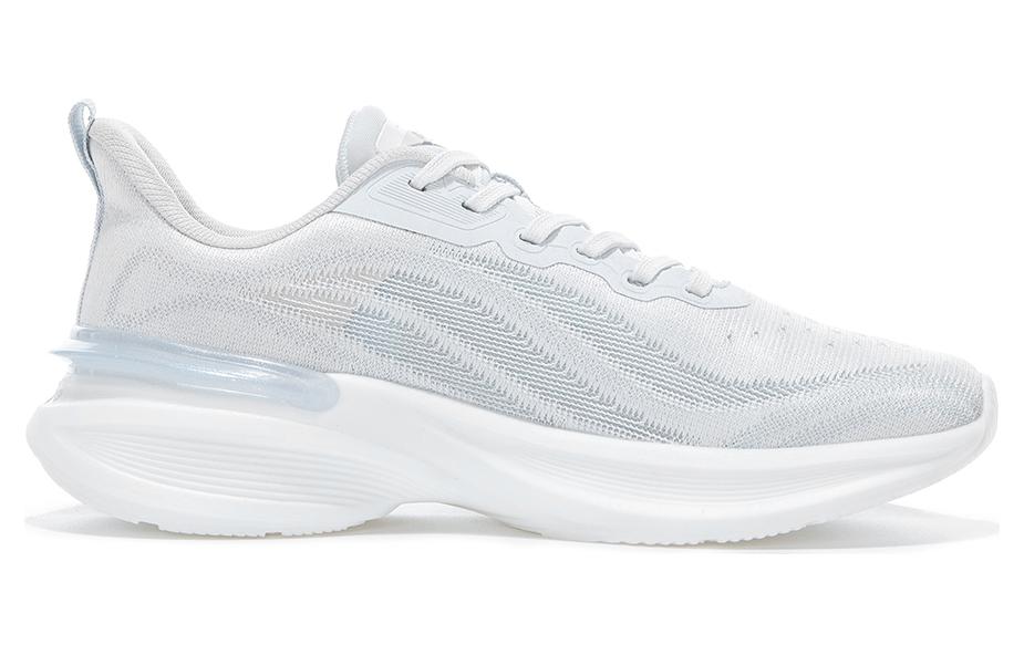 Erke Cushioning, Wear Resistant Low top Casual Running Shoes Women’s Gray White