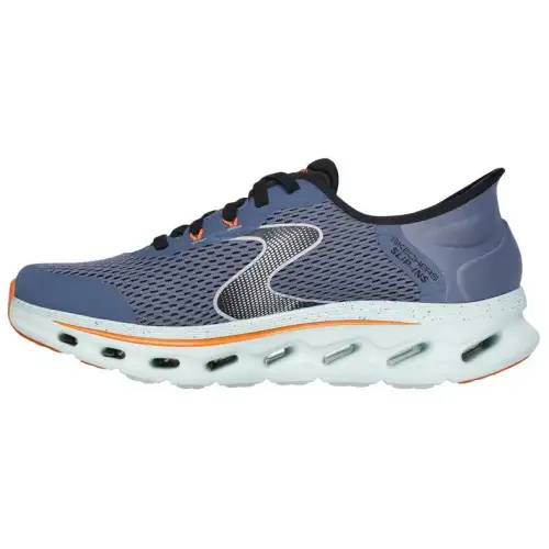 Skechers GO WALK Cushioning Breathable Cushioning Breathable Low top Running Shoes Men's Blue