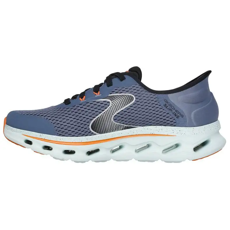 Skechers GO WALK Cushioning Breathable Cushioning Breathable Low top Running Shoes Men's Blue