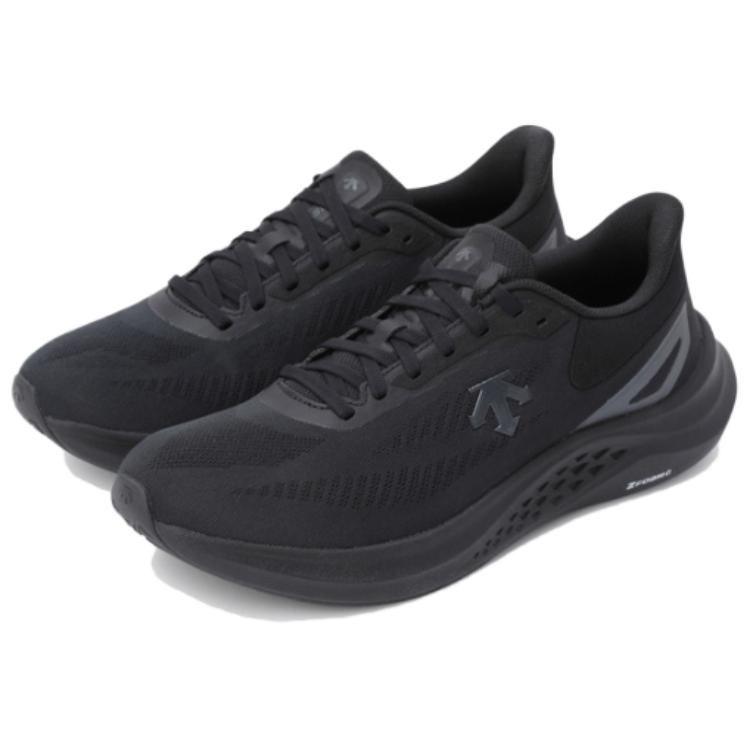DESCENTE RUNNING Low top Casual Training Long Distance Running City Commuting Running Shoes Unisex Black