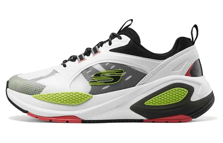 Skechers Comfortable Cushioning Rebound Cushioning Rebound Low top Running Shoes Men's White