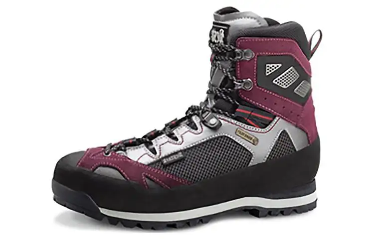 Bestard Slip Resistant, Abrasion Resistant, Breathable High top Outdoor Shoes Unisex Black Purple Silver