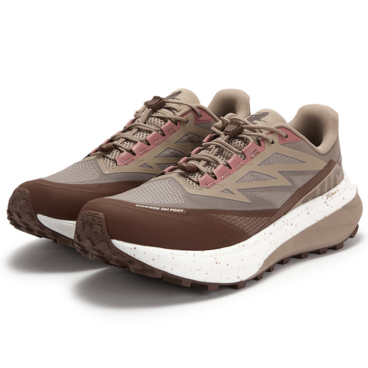 361° Lyn Abrasion Resistant Breathable Low top Casual Running Shoes Men’s Coffee Brown