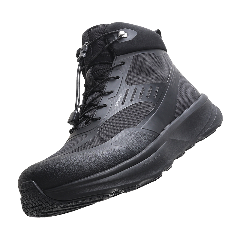 AVOCCO Life Cushioning Waterproof And Breathable Mid top Outdoor Shoes Men’s Black