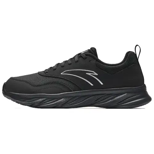 Anta Running Collection Wear resistant And Lightweight Low top Casual Running Shoes Men's Black