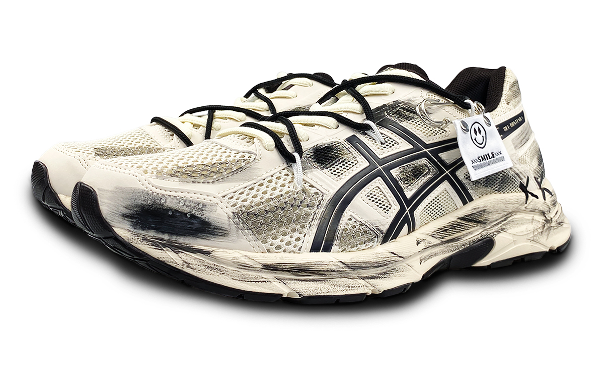 Asics Gel Contend 4 Abrasion Resistant Low top Running Shoes Men’s Beige Brown Black