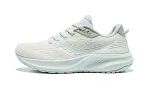 Saucony Cushioning Low top Marathon Running Shoes Women's White Green