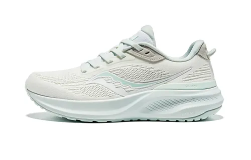 Saucony Cushioning Low top Marathon Running Shoes Women's White Green