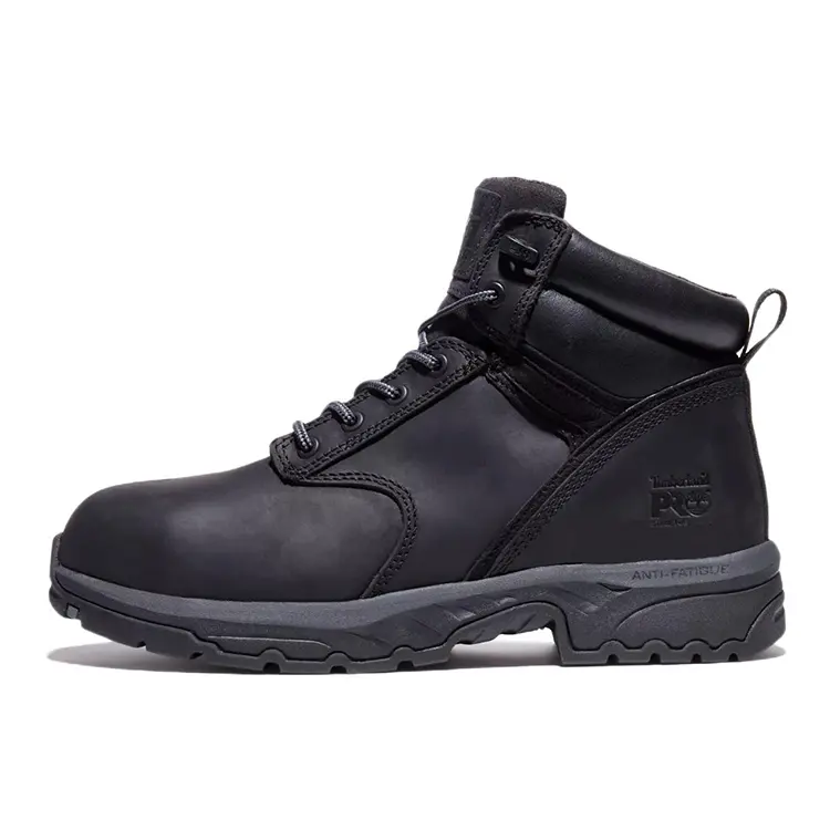 Timberland Jigsaw Leather Abrasion Resistant Fashion Trend Ankle Length Outdoor Boots Men's Black