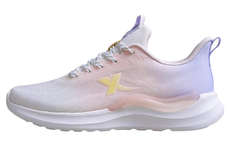 XTEP Xingyun Fabric Slip Resistant, Abrasion Resistant, Breathable Low top Running Shoes Women’s Pink Purple