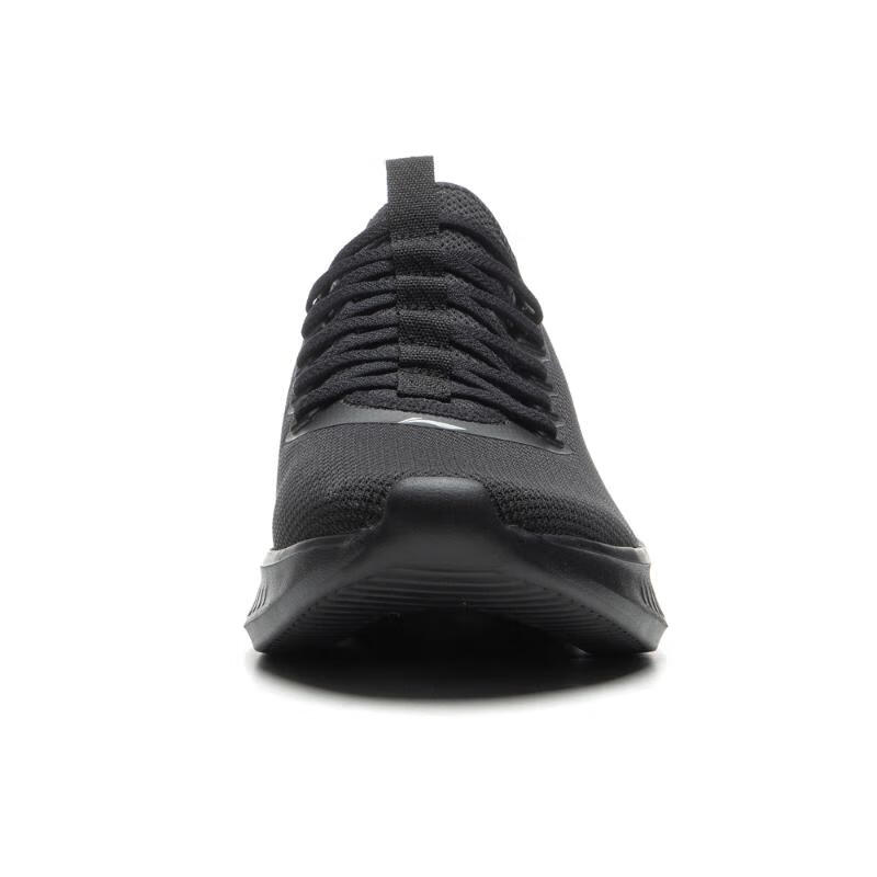 Li Ning Fabric Slip Resistant And Breathable Low top Running Shoes Men’s Black