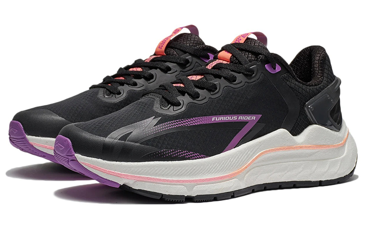 Li Ning Furious Rider 5.0 BOOM Technology Low top Running Shoes Women’s Black Purple