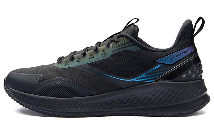 361° Cushioning, Wear Resistant Low top Running Shoes Men’s Obsidian Black Comfortable
