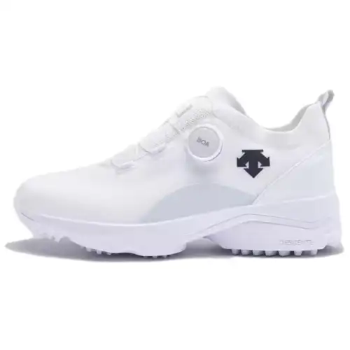 DESCENTE GOLF Slip Resistant Abrasion Resistant Low top Golf Shoes Women's White