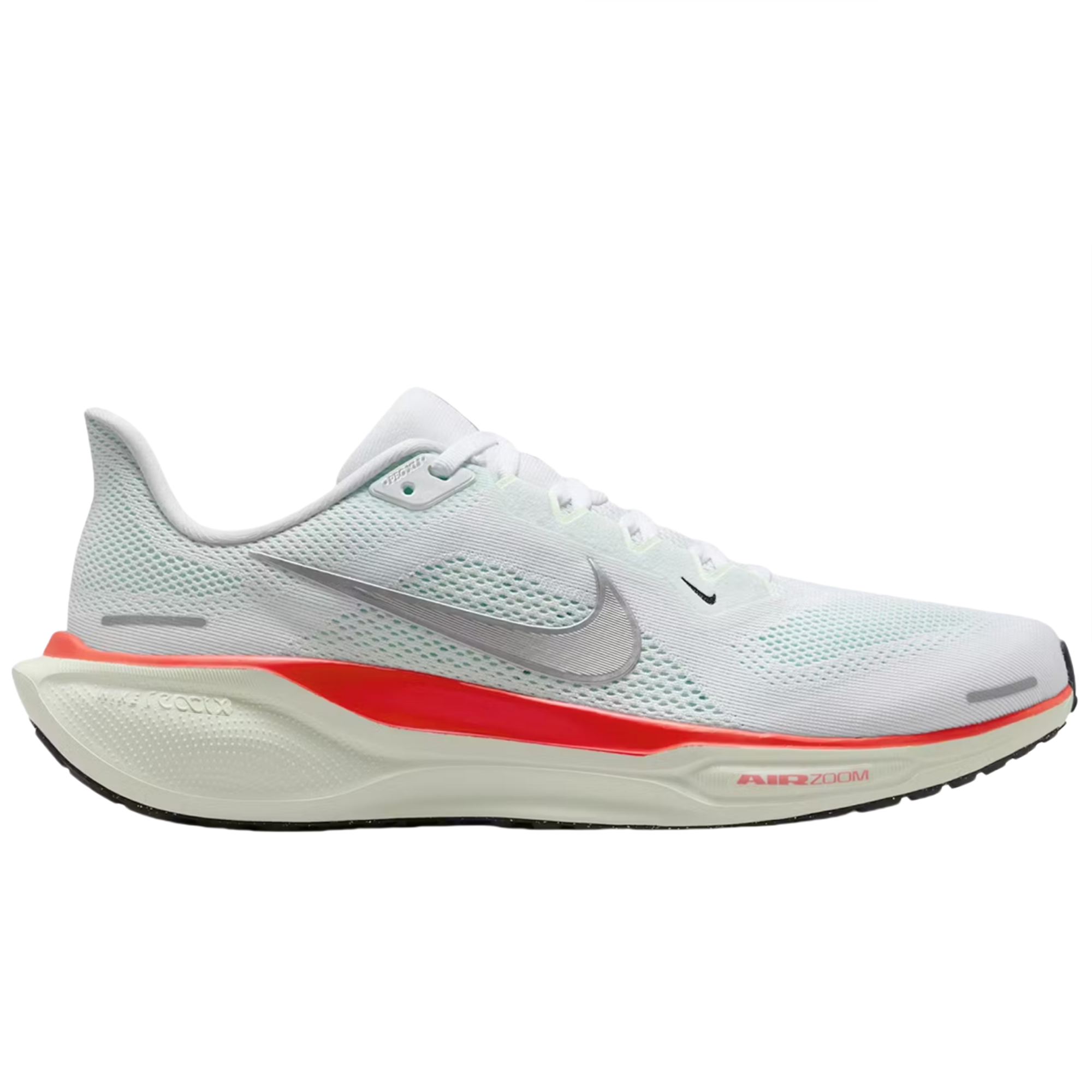 Nike Air Zoom Pegasus 41 White Barely Green Bright Crimson Metallic Silver