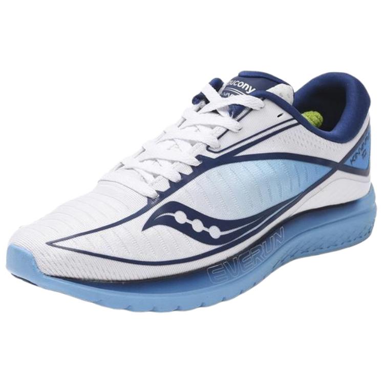 Saucony Kinvara 10 Nylon Slip Resistant Abrasion Resistant Low top Casual Running Shoes Unisex White