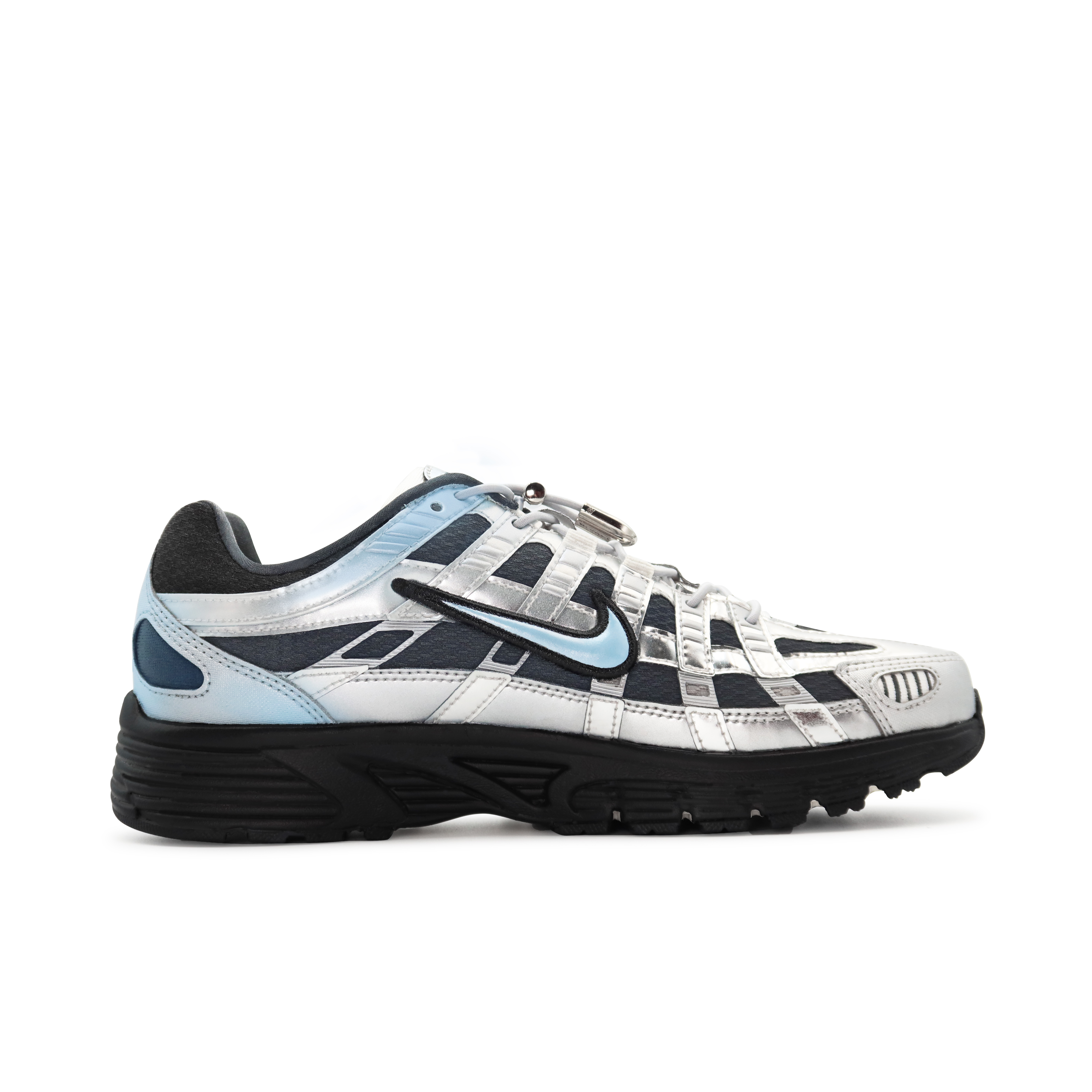 Nike P 6000 Low top Running Shoes Unisex Silver Gray Blue