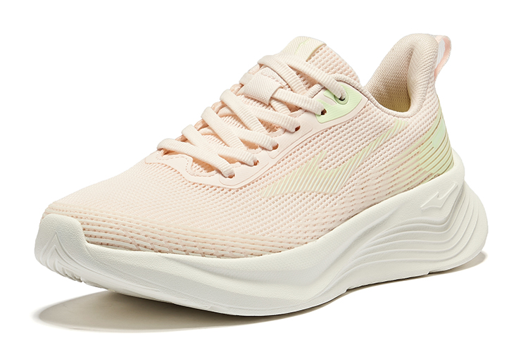 Erke Rapid Comfortable And Breathable Cushioning, Wear Resistant Low top Running Shoes Women’s Seashell Pink