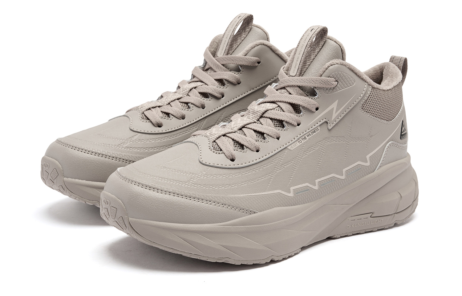 QIAODAN Climbing Frontier Cushioning Slip Resistant Abrasion Resistant Breathable Thermal Height Increasing Rebound