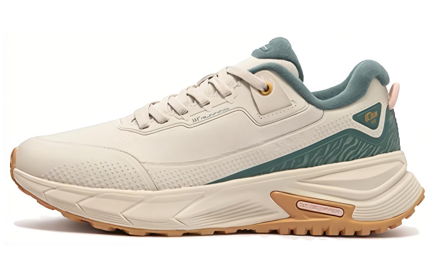 361° Rain Screen Slip Resistant Abrasion Resistant Low top Running Shoes Women’s Beige Green