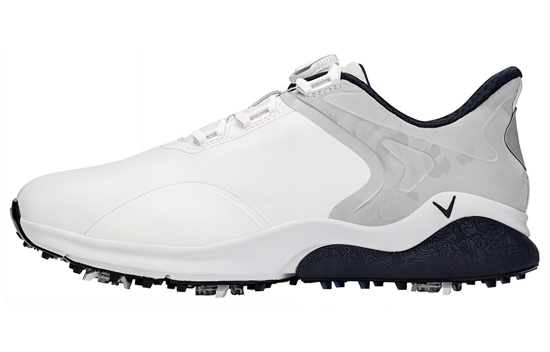 Callaway Cushioning Abrasion Resistant Low top Golf Shoes Men’s White Gray