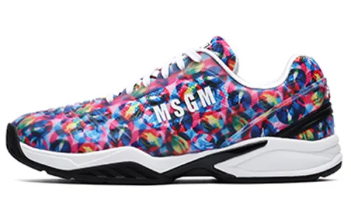 MSGM x FILA Heritage FHT Fabric Abrasion Resistant Coverage Support Low top Running Shoes Women's Multicolor