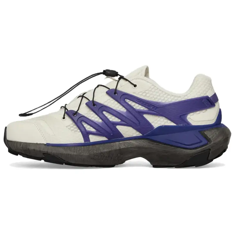 SALOMON XT PU.RE ADVANCED Comfortable And Lightweight Breathable Low top Running Shoes Unisex White Purple