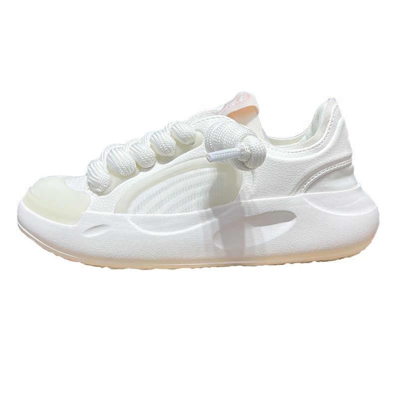 Erke Slip Resistant Abrasion Resistant Slip Resistant Abrasion Resistant Low top Casual Running Shoes Women’s White