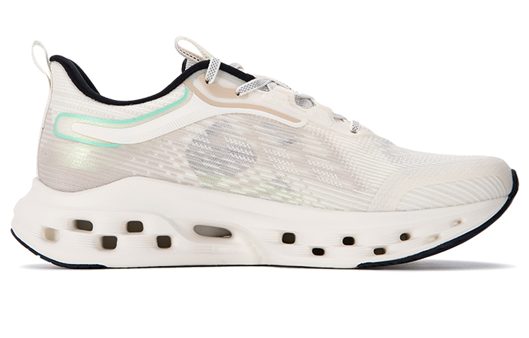 XTEP Cushioning Spin 10.0 Running Shoes Men’s Low Top White Green