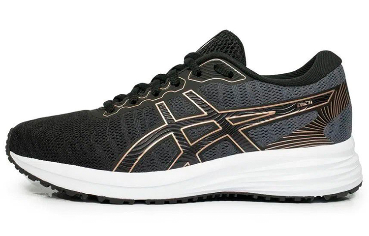 Asics Taikai Comfortable Breathable, Lightweight, And Abrasion Resistant Low top Running Shoes Women's Black Gray