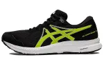Asics Gel Contend 7 Comfortable Low top Running Shoes Men's Black Green 4E Width
