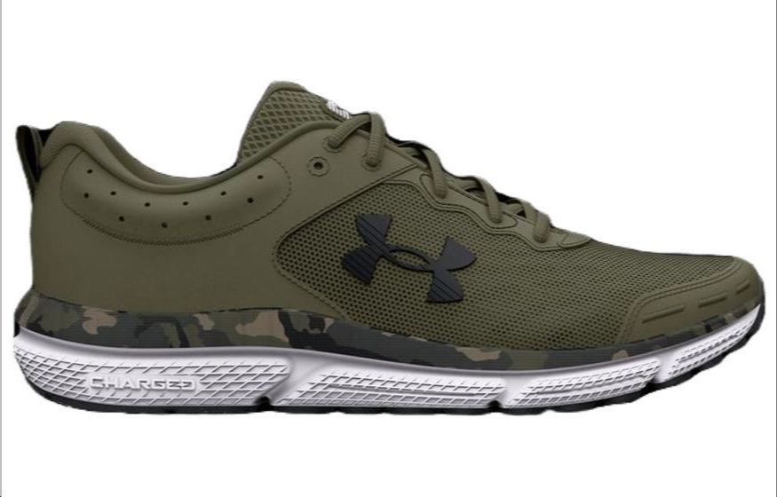 Under Armour Charged Assert 10 Mesh Low top Long Distance Running Sprint Running Shoes Men’s Green