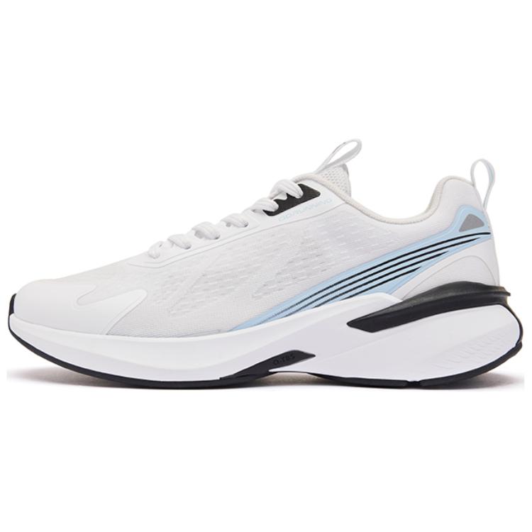 QIAODAN Cushioning Lightweight Low top Running Shoes Men’s White Blue