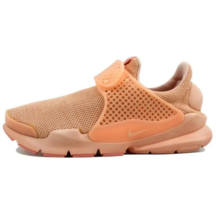 Nike Sock Dart Cushioning Breathable And Quick Dry Low top Running Shoes Men's Orange