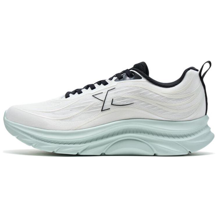 XTEP Breathable Mesh Fabric Slip Resistant Low top Casual Running Shoes Men’s White Black
