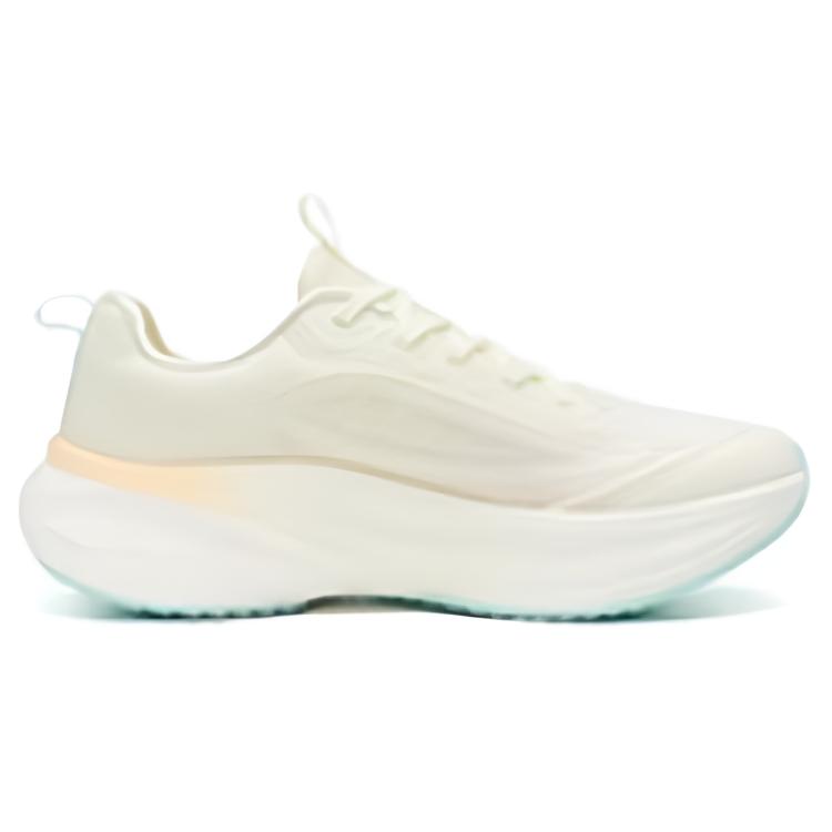 QIAODAN Slip Resistant And Breathable Low top Casual Running Shoes Women’s White Yellow