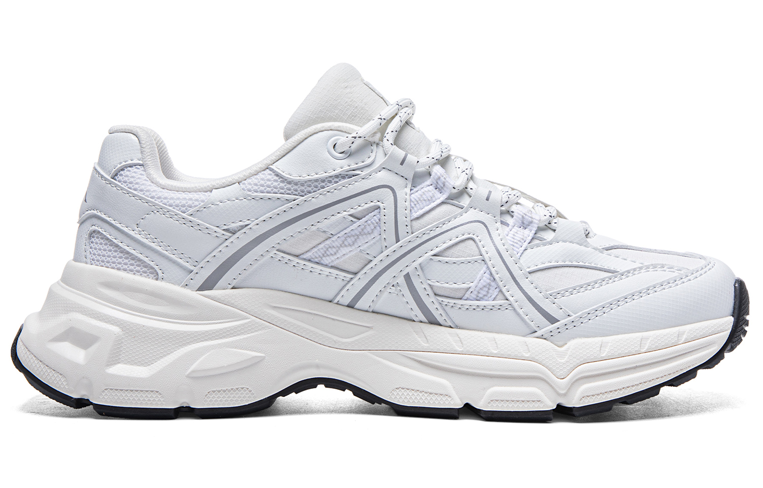 Kappa Venice Back to Back Low top Chunky Sneakers Unisex White Gray