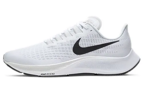 Nike Pegasus 37 fashionable casual fabric shock-absorbing non-slip wear-resistant low-top marathon running shoes men's white