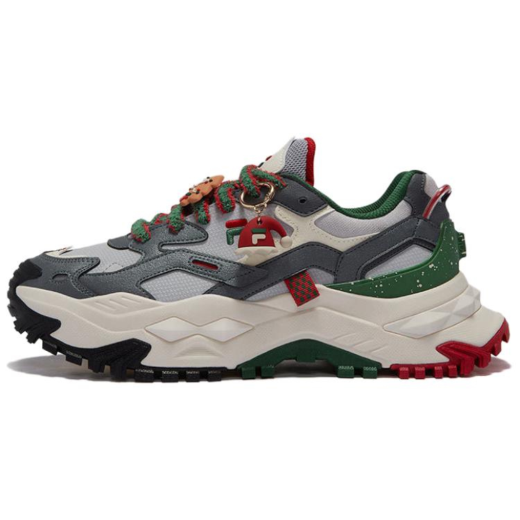 FILA FUSION Bianco Low top Casual City Commuting Running Shoes Men’s Gray Green