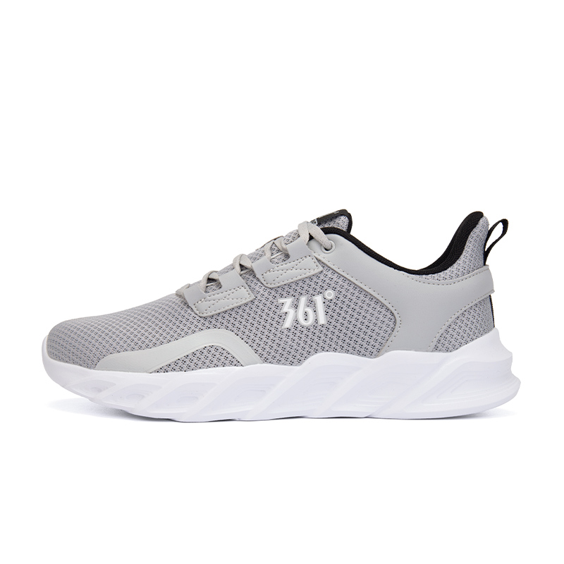 361° Cushioning Breathable Low top Running Shoes Men’s Gray Black