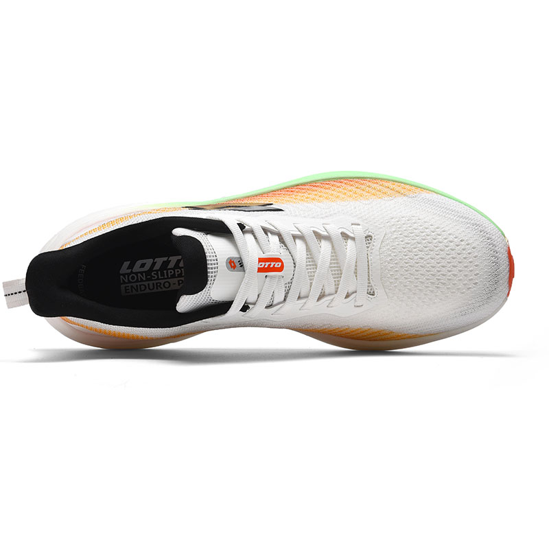 LOTTO Slip Resistant, Abrasion Resistant, Breathable Low top Running Shoes Men’s White