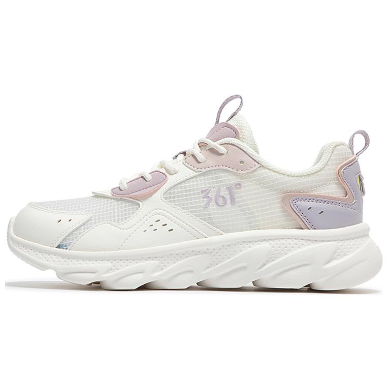 361° Slip Resistant Abrasion Resistant Slip Resistant Abrasion Resistant Low top Running Shoes Women’s White Purple