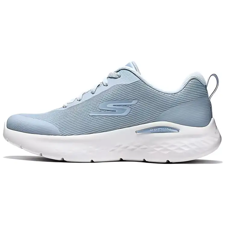Skechers Women's GO Comfortable And Breathable Abrasion Resistant Low top Running Shoes Women's Light Blue
