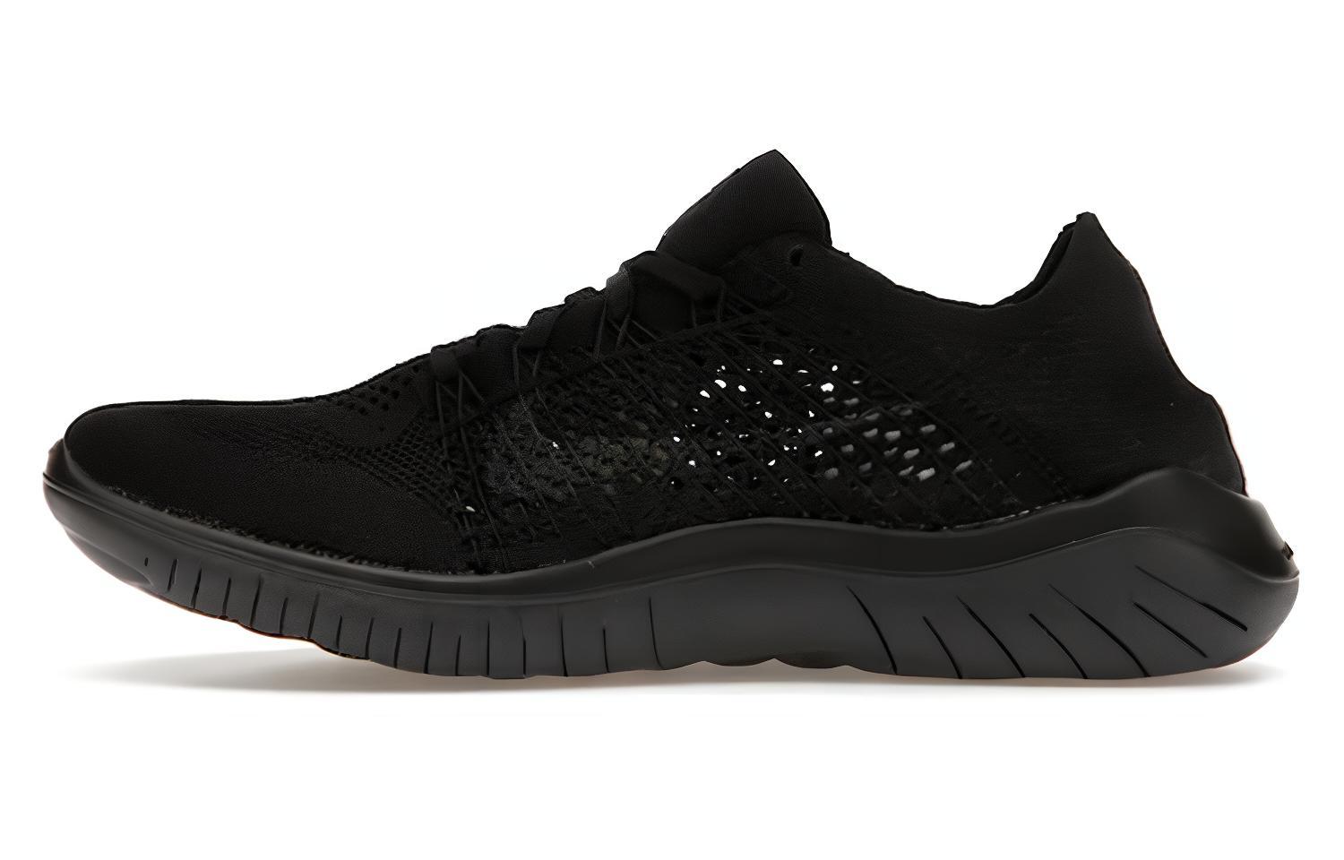 Nike Free Rn Flyknit 2018 Black Anthracite Women's