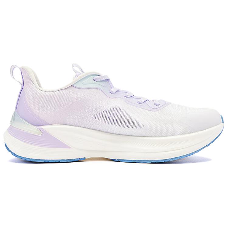 QIAODAN Abrasion Resistant Breathable Abrasion Resistant Breathable Low top Training Running Shoes Women’s Purple Cyan