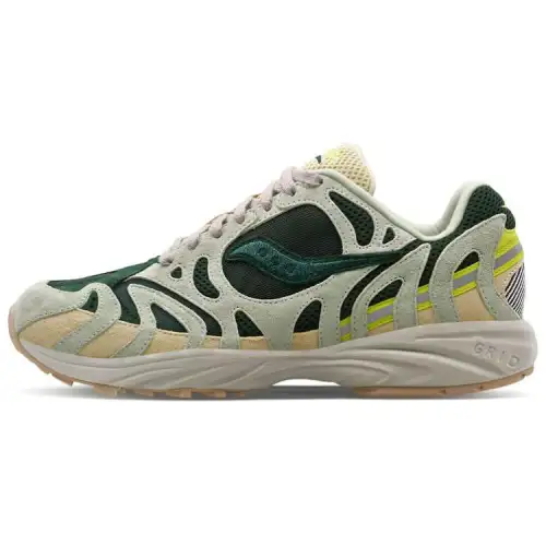 saucony Grid Azura 2000 Forest Green Sage Beige