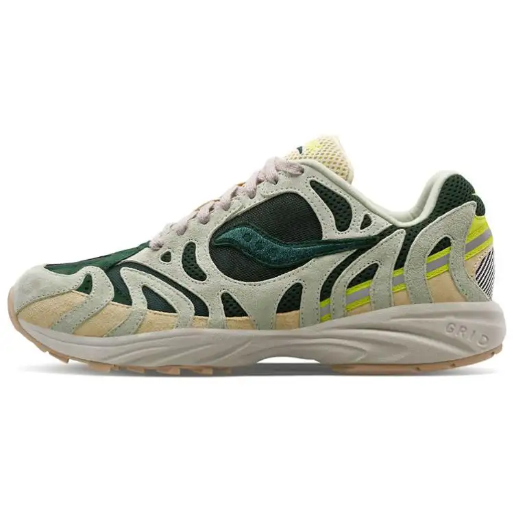 saucony Grid Azura 2000 Forest Green Sage Beige